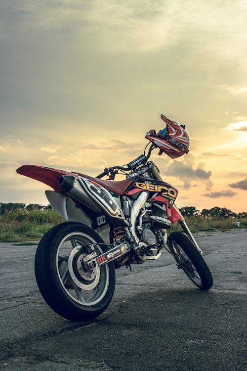 Free A Honda CRF Motorcycle Stock Photo