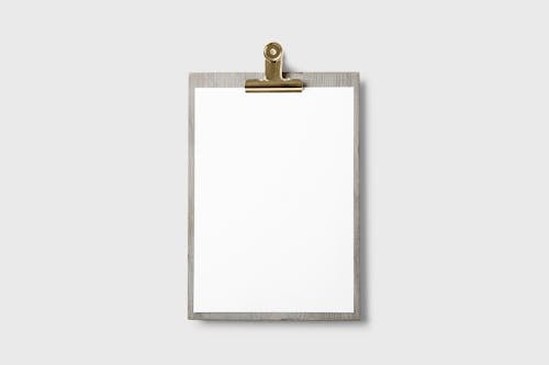 Piece of Paper on a Clipboard