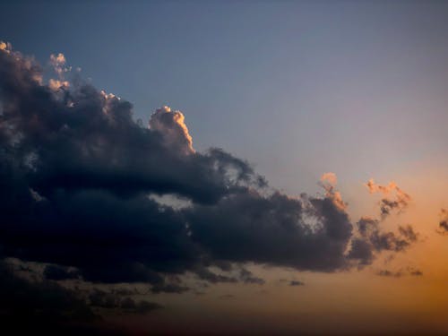 Immagine gratuita di cloud, tramonto dorato