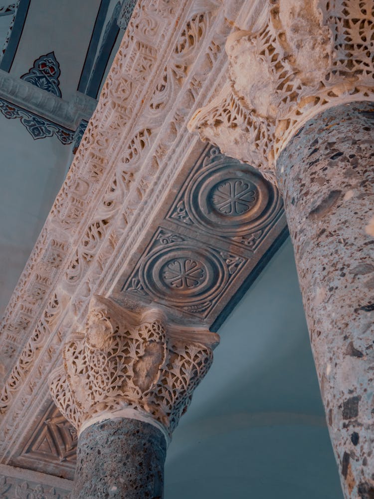 Ornamental Heads Of Columns In Islamic Architecture