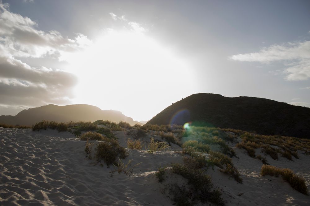 Paisaje natural en Baja California Sur para viajes de aventura