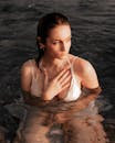 Wet Woman in Water