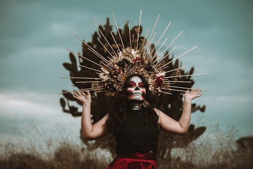 Foto profissional grátis de ao ar livre, assustador, catrina