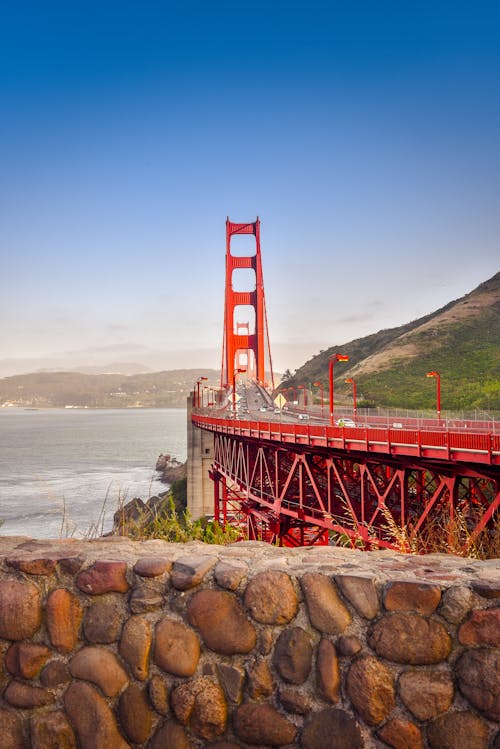 Golden Gate Bridge Under Blue Sky