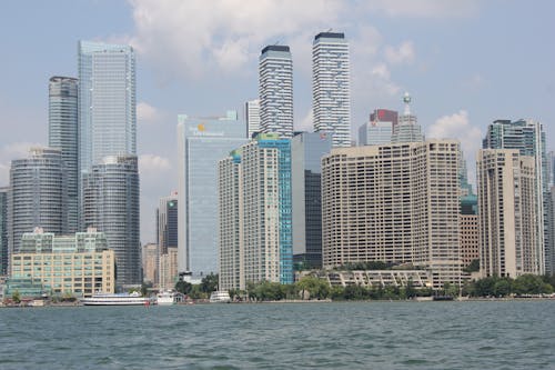 City Buildings Beside the Ocean