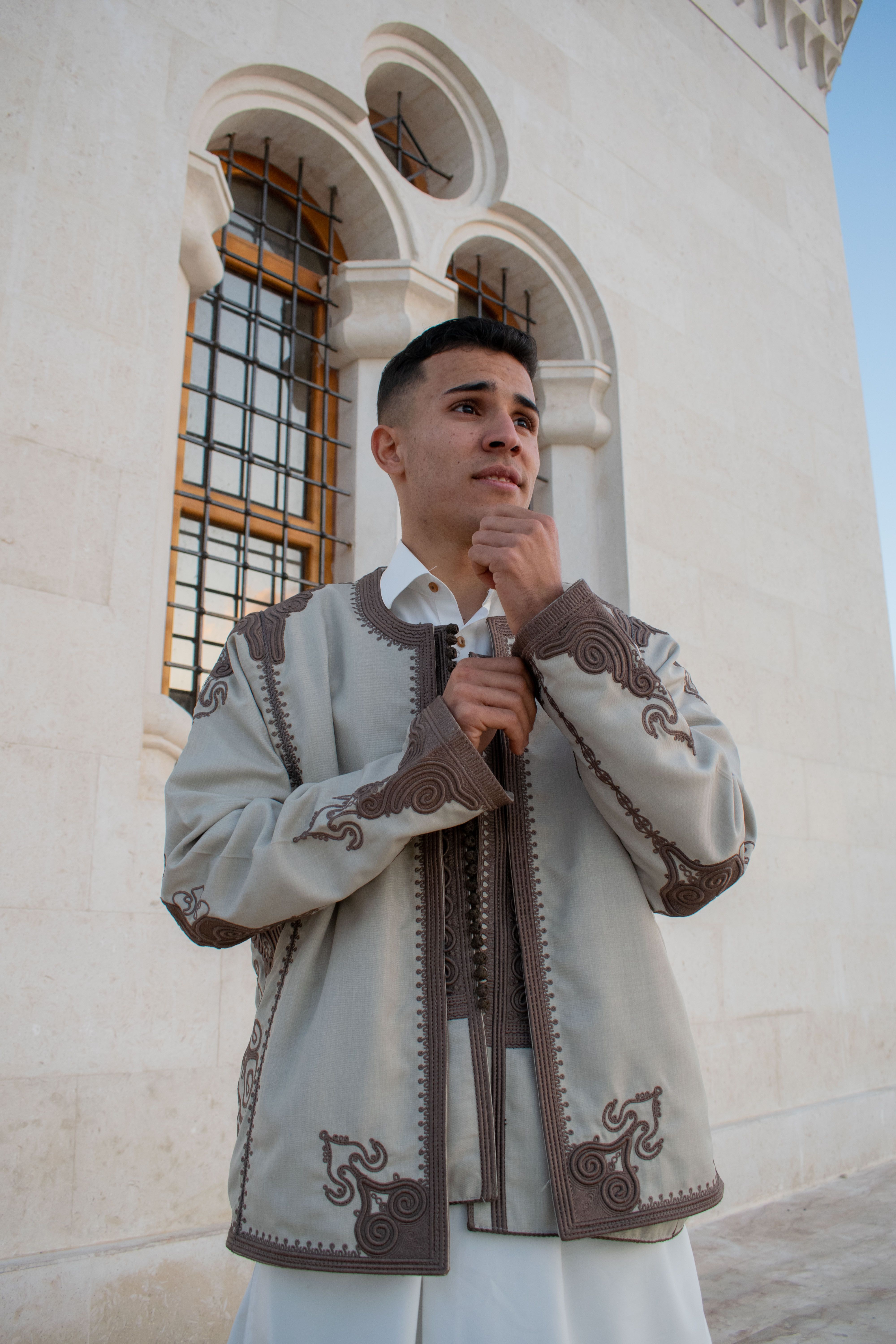 Man in Traditional Clothing