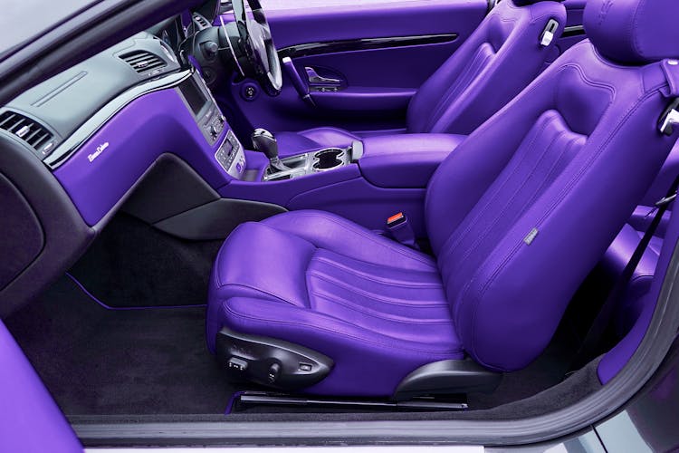 Violet Interior Design Of A Car