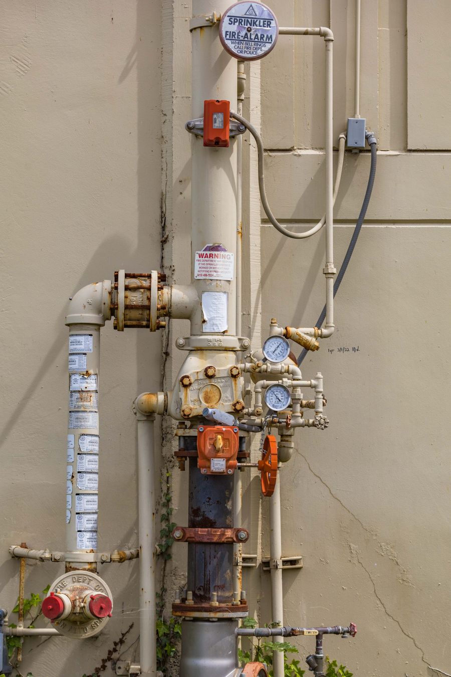 Fire safety equipment installation