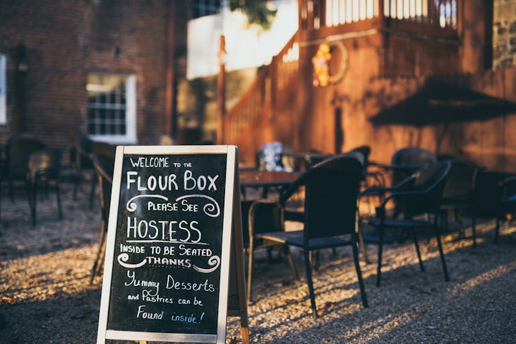 Menu Board Of A Restaurant 