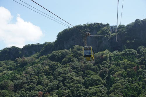 Gondola Lift in the Mountains 
