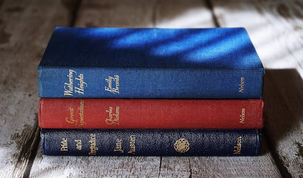 Three Books Stacked