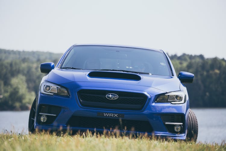 A Blue Subaru WRX