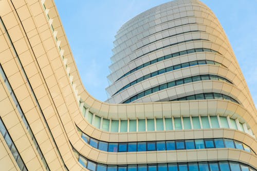 Low-Angle Shot of a High Rise Building