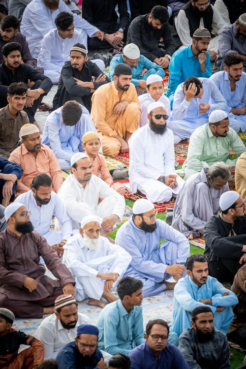 人群, 伊斯蘭教, 传统帽子 的 免费素材图片
