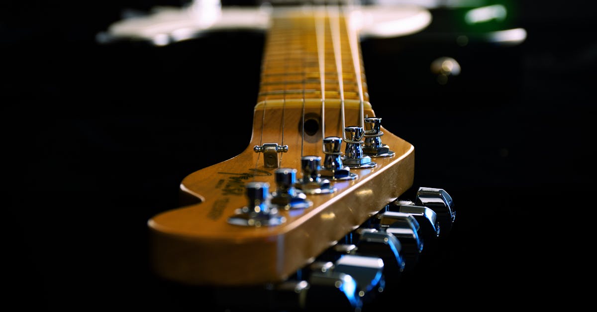 Close Up Photo Of Electric Guitar