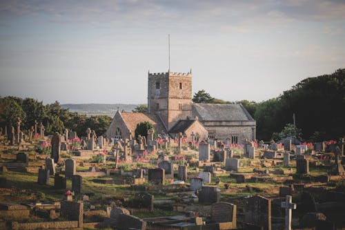 Tombstones in the Cemetery