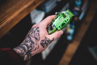 Green and Black Labeled Pack