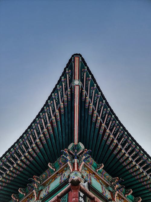 Безкоштовне стокове фото на тему «hanok, блакитне небо, Будівля» стокове фото