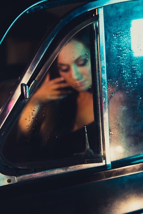 A Woman in a Car