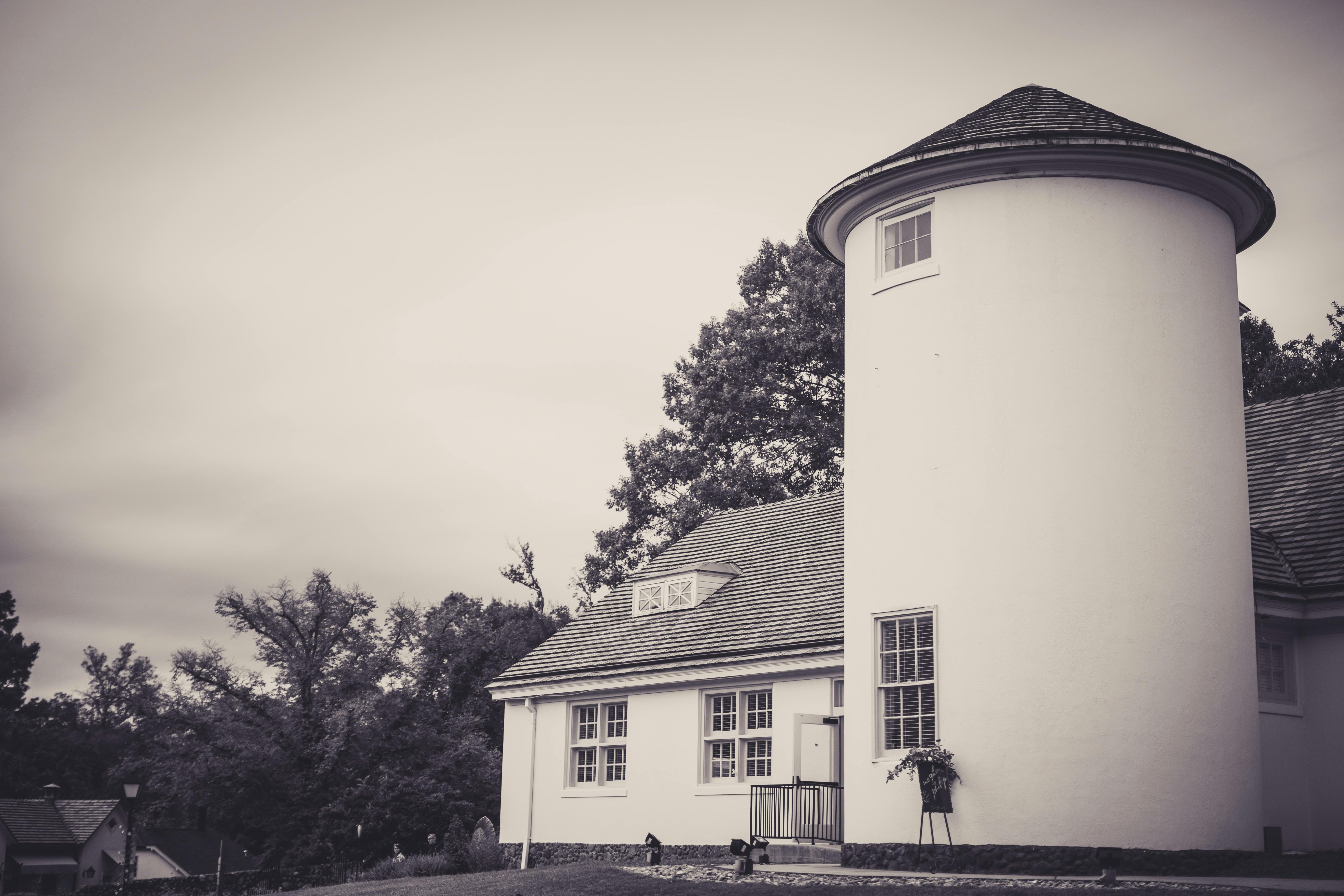 Concrete House Near Trees