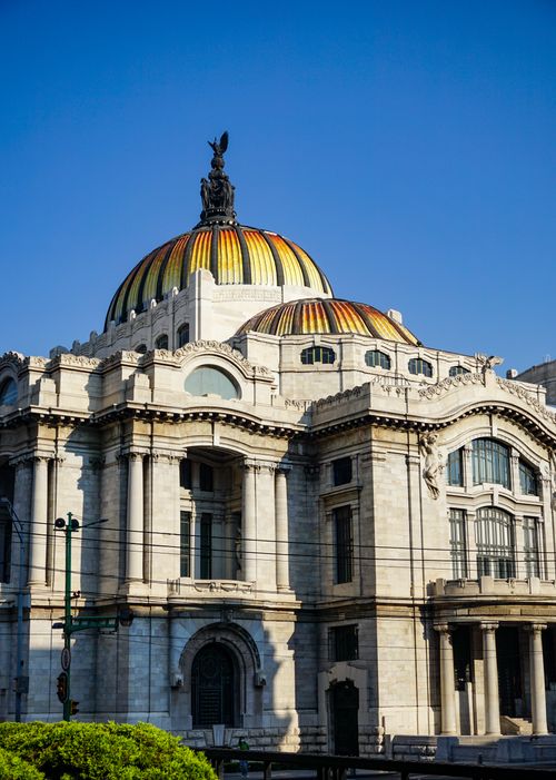 Free Explore the majestic architecture of Palacio de Bellas Artes in Mexico City with its iconic dome. Stock Photo