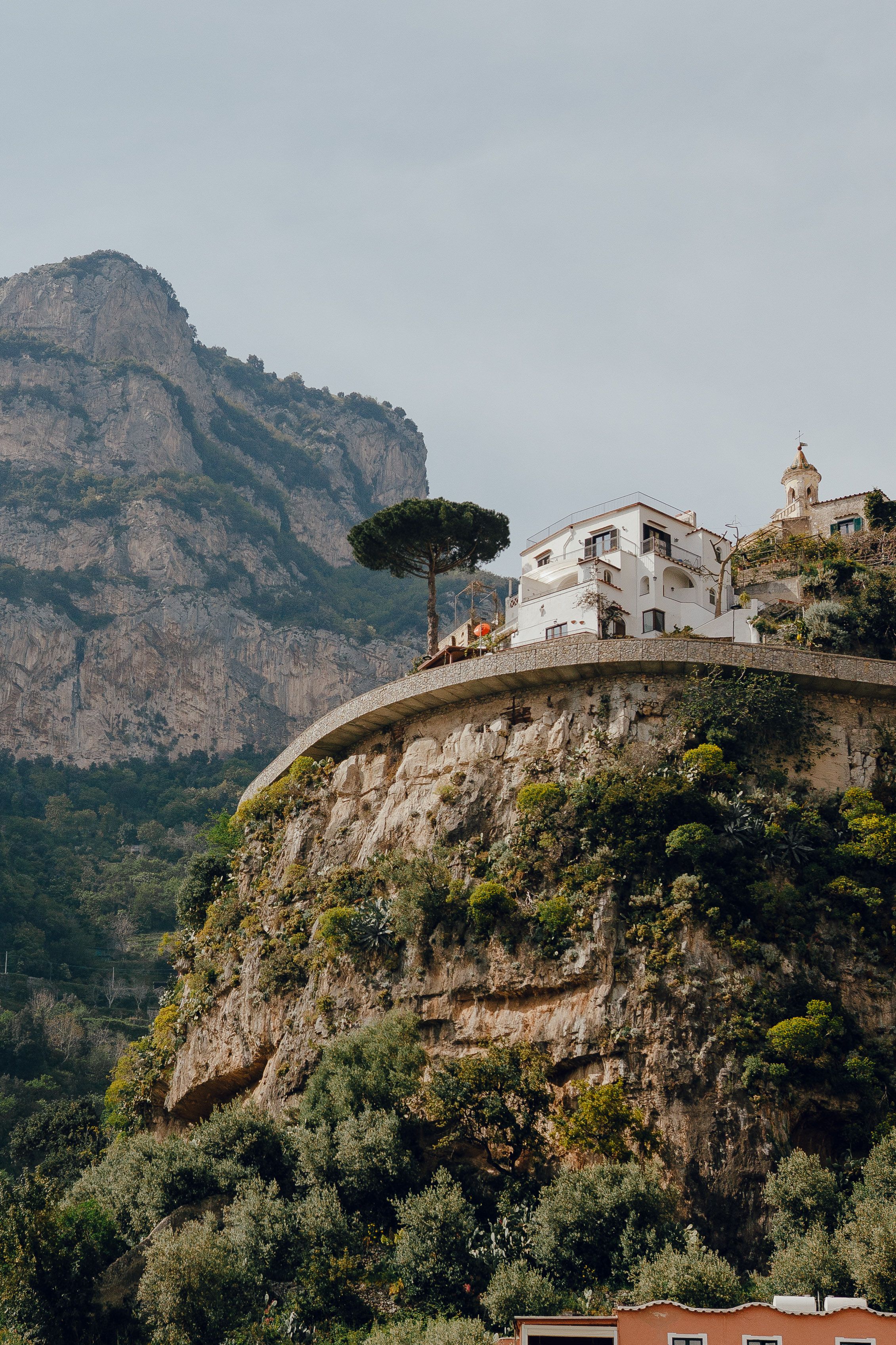 A luxury villa overlooking the Amalfi Coast