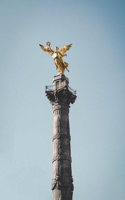 Statue of the Angel of Independence Under Blue Sky