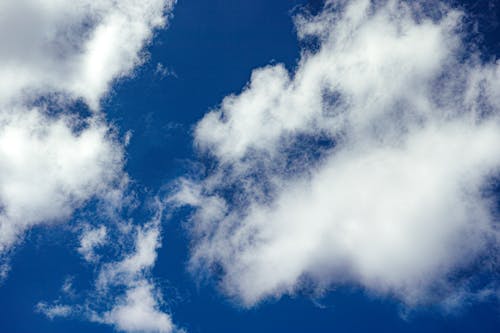 cloudscape, ローアングルショット, 白い雲の無料の写真素材