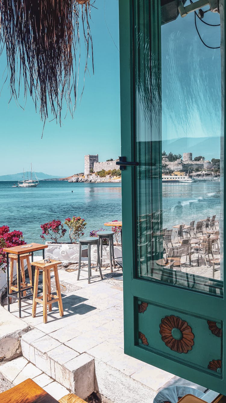 Dining Area On Seaside