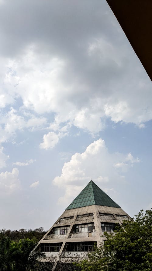 Free stock photo of clouds in the sky, fair weather, pyramid
