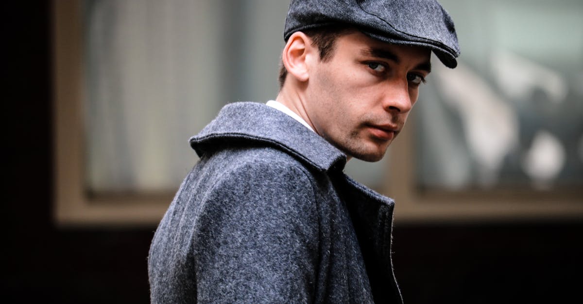Man in Gray Coat Photo