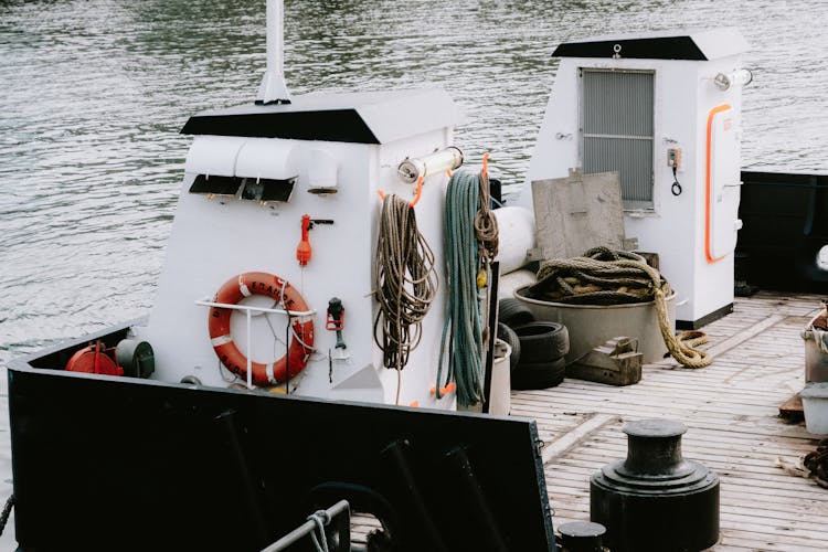 View Of Boat Deck With Equipment