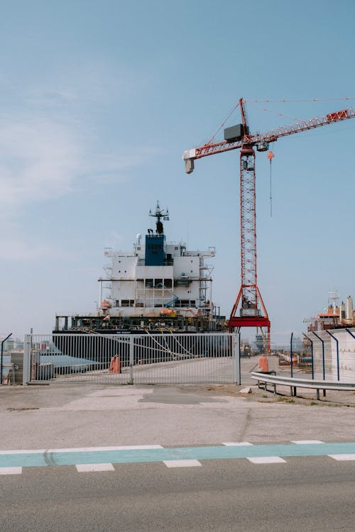 Gratis stockfoto met haven, industrie, kraan. hijskraan