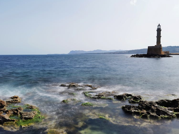 Chania Lighthouse In Greece