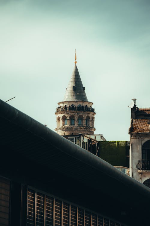 伊斯坦堡, 低角度拍攝, 加拉塔塔 的 免费素材图片