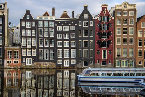 Ảnh lưu trữ miễn phí về amsterdam, bờ sông, các tòa nhà