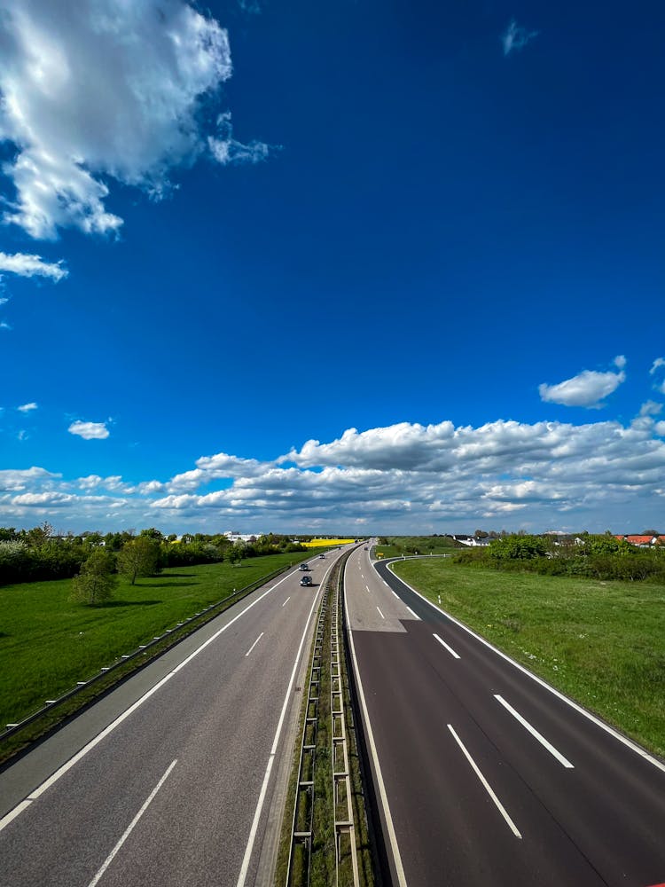 Gray Asphalt Roads