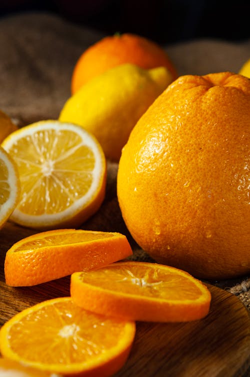 Close-Up Shot of Lemons