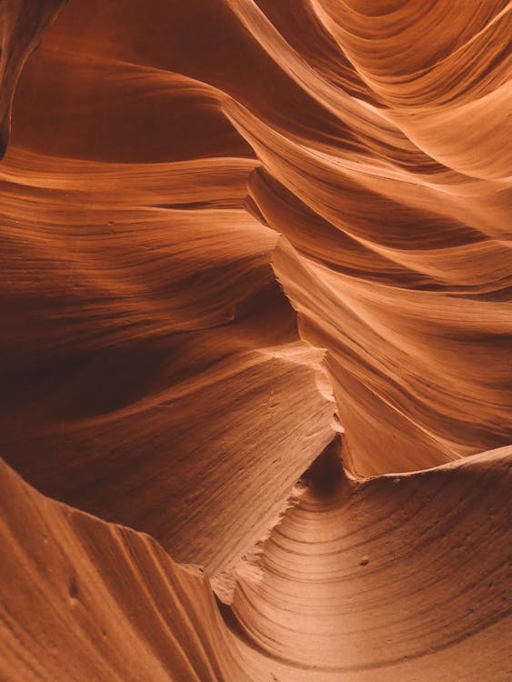 Kostnadsfri bild av antelope canyon, mönster, närbild