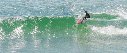 Free Surfing Boy Stock Photo