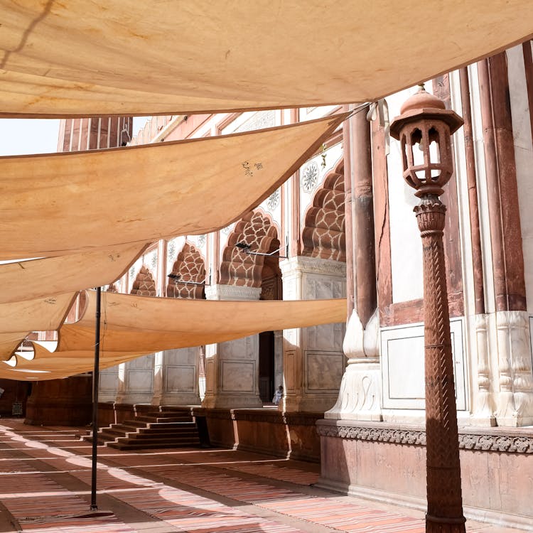 Outdoor Tent In Traditional Islam Building