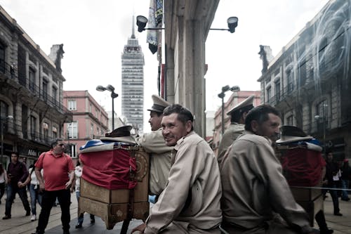 torre latinoamericana, 反射, 商店 的 免费素材图片