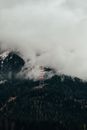 Mountain in cloud