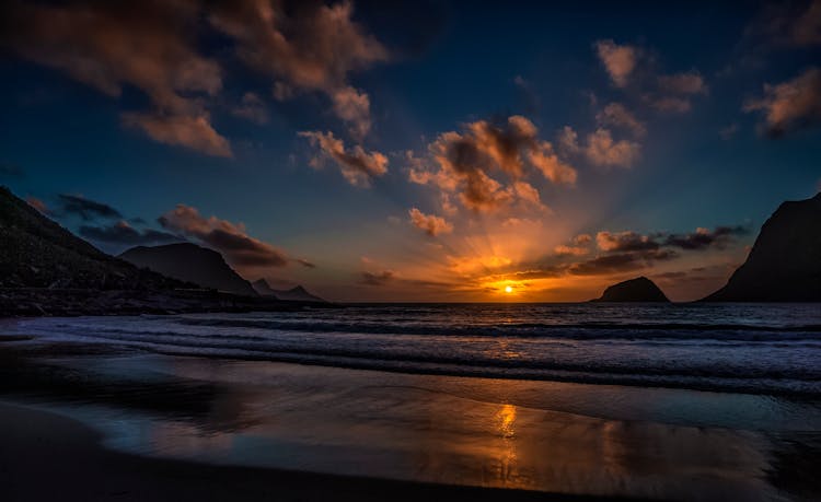 Beach At Sunrise 