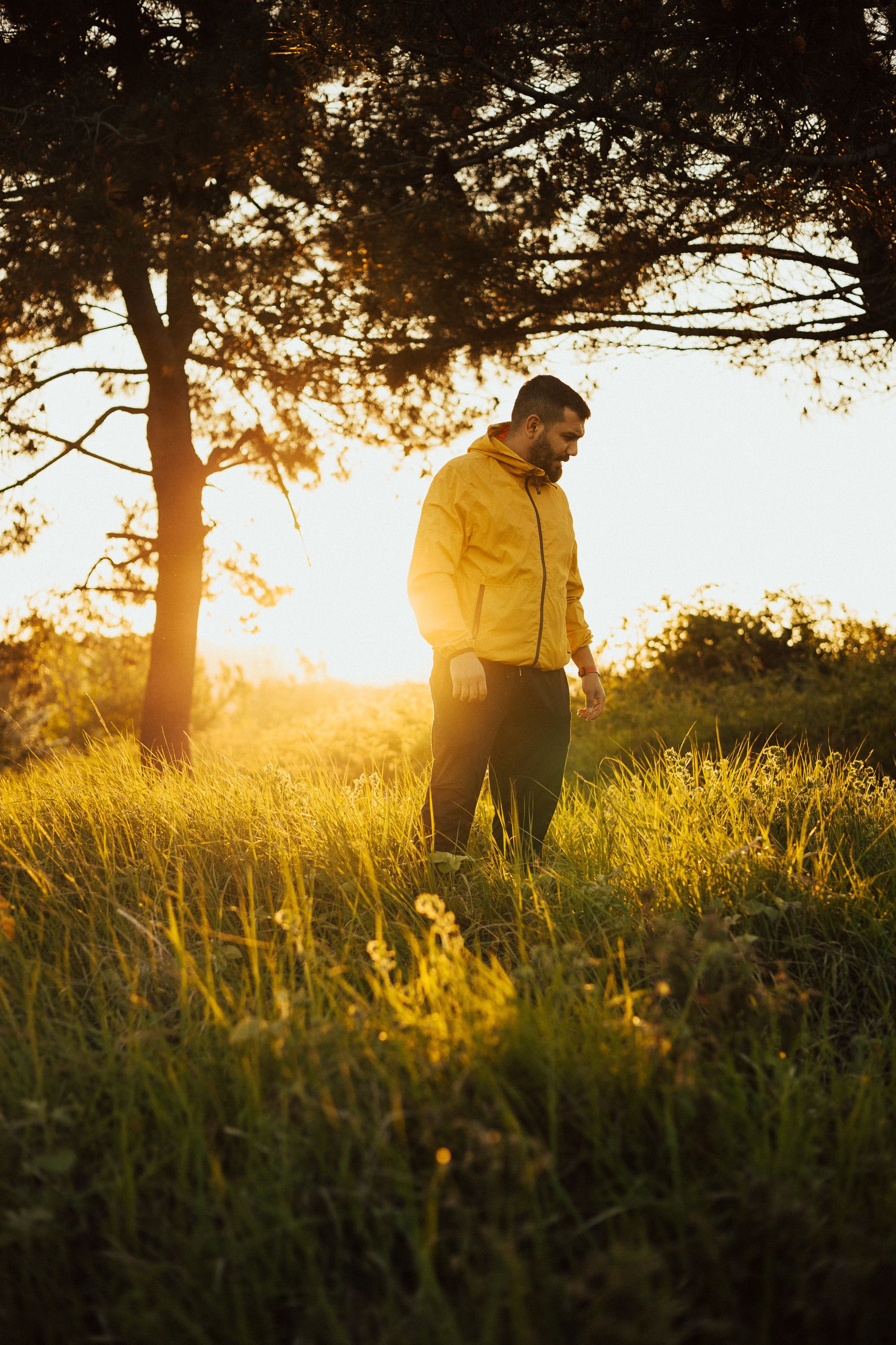 Man Standing on a Forest Path · Free Stock Photo