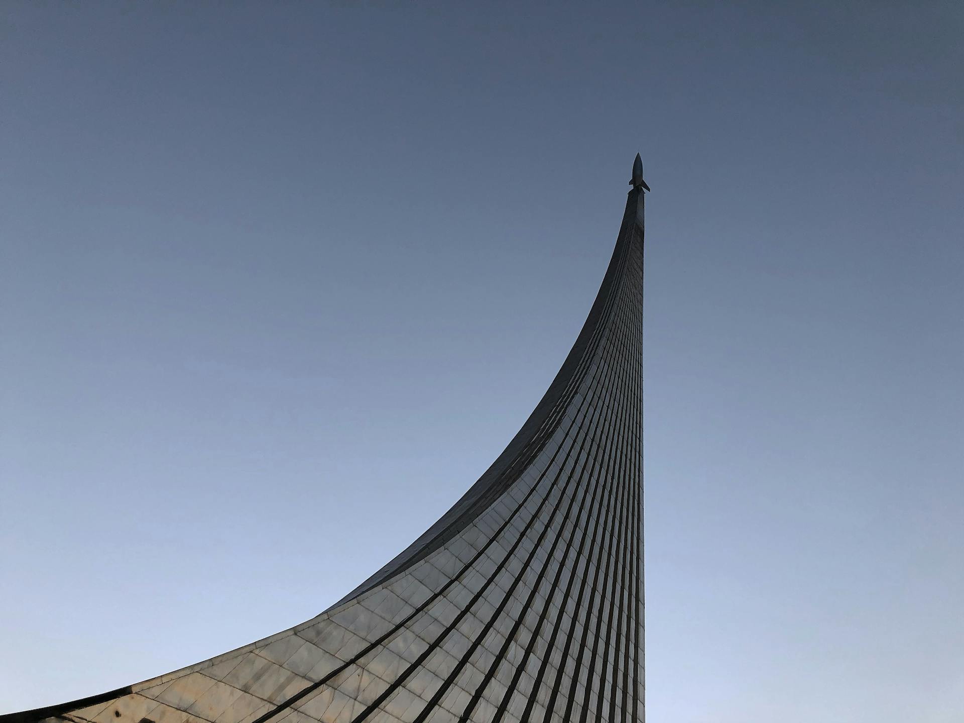 Space Conquerors Monument in Moscow, Russia