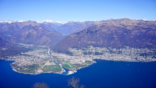 Locarno and Lago Maggiore from above.