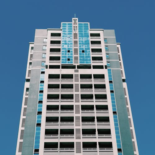 Building under a Clear Blue Sky