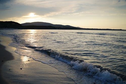Free Photo of a Seashore at Sunrise Stock Photo