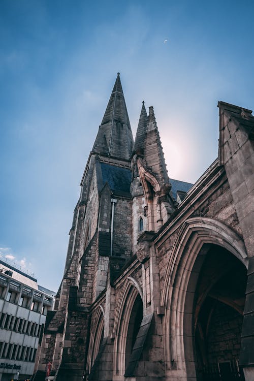 Free Low Angle View on Cathedral Stock Photo